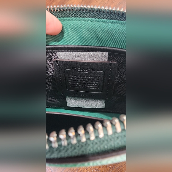 COACH Pouch Bag With Signature Canvas - Picture 15 of 15